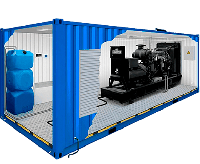 Газопоршневая электростанция АГ-1000-Yuchai в контейнере