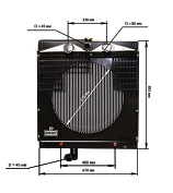 Радиатор охлаждения двигателя R6105AZLD / R4108IZLD