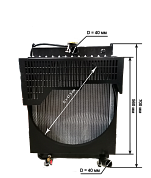 Радиатор охлаждения двигателя K4100D