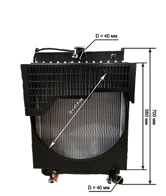 Радиатор охлаждения двигателя K4100D