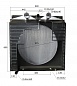Радиатор охлаждения двигателя R6110, R6108